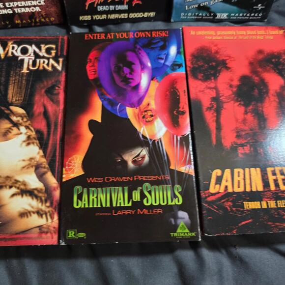 HORROR Lot Of 6 VHS Evil Dead 2 Army Of Darkness Cabin Fever Carnival Of Souls - Picture 5 of 8